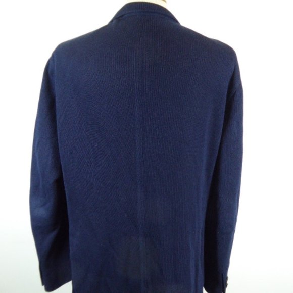 BOGLIOLI ITALY Dover UNSTRUCTURED navy blue cotton BLAZER jacket I58 40 - Picture 6 of 14